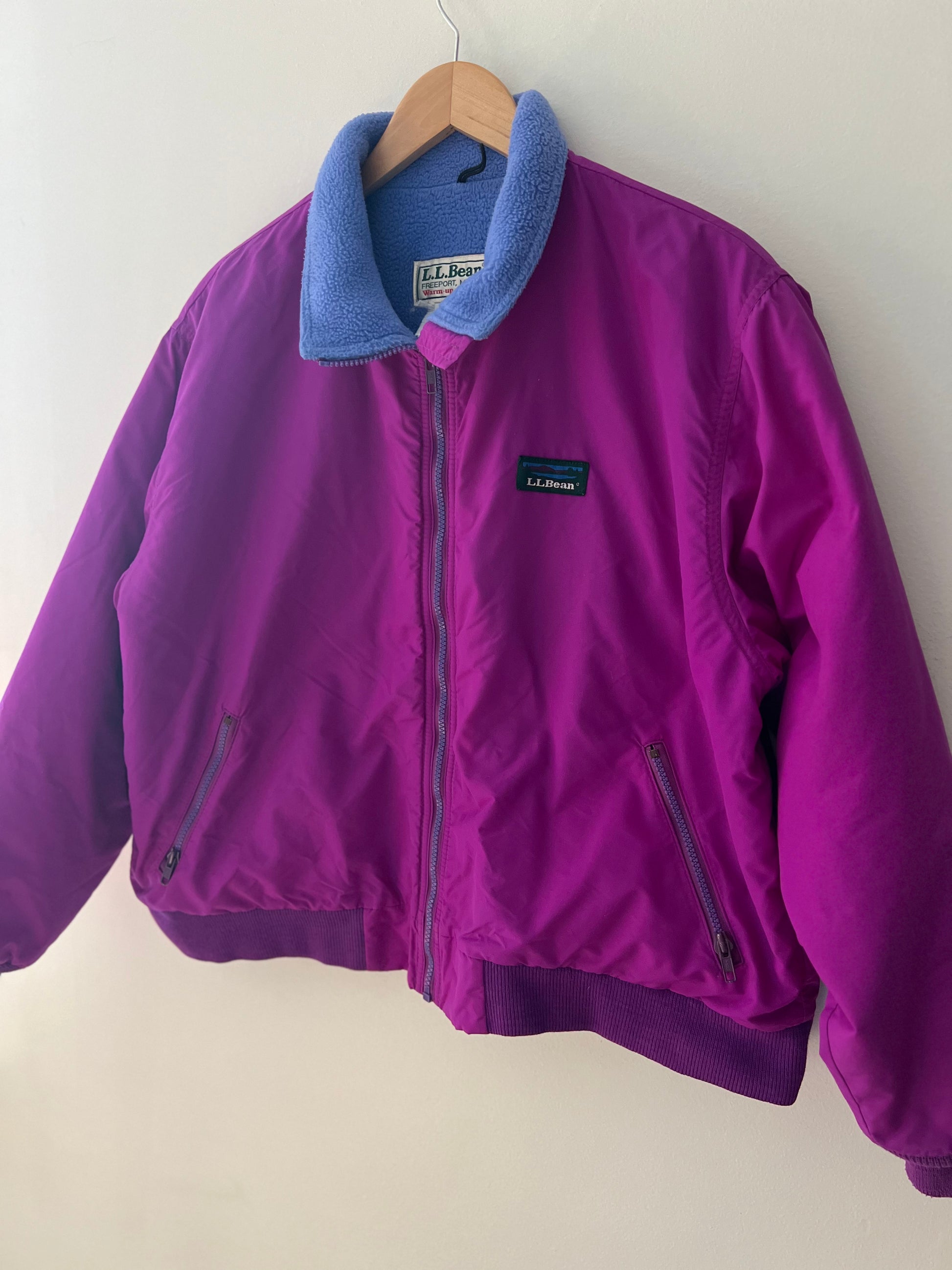 1980s L.L. Bean warm up jacket L