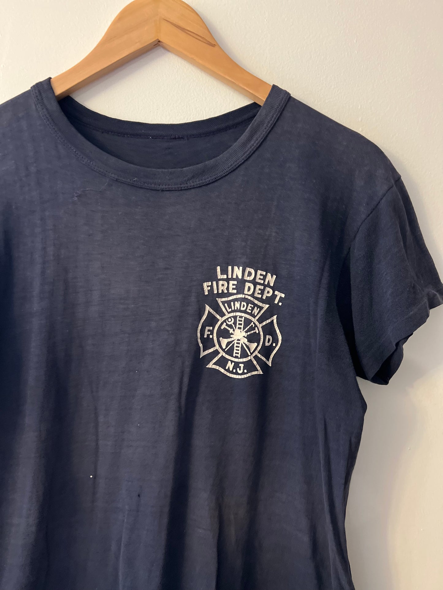 1970s Linden Fire Dept tee M