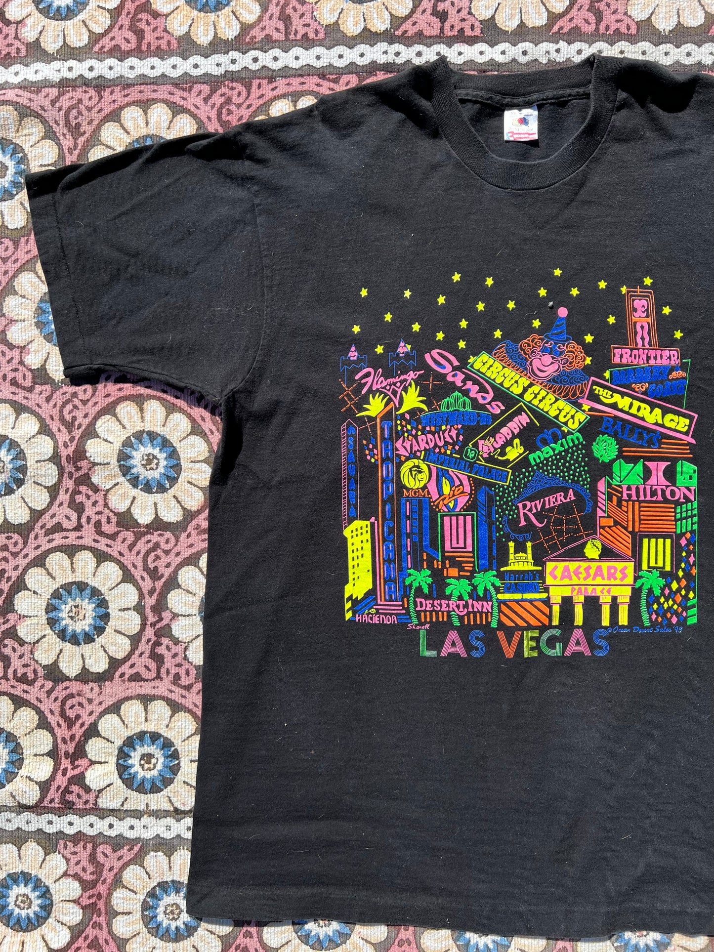 1990s Las Vegas souvenir tee black XL