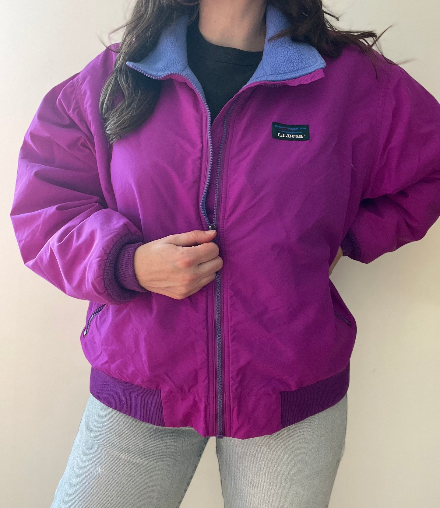 1980s L.L. Bean warm up jacket L