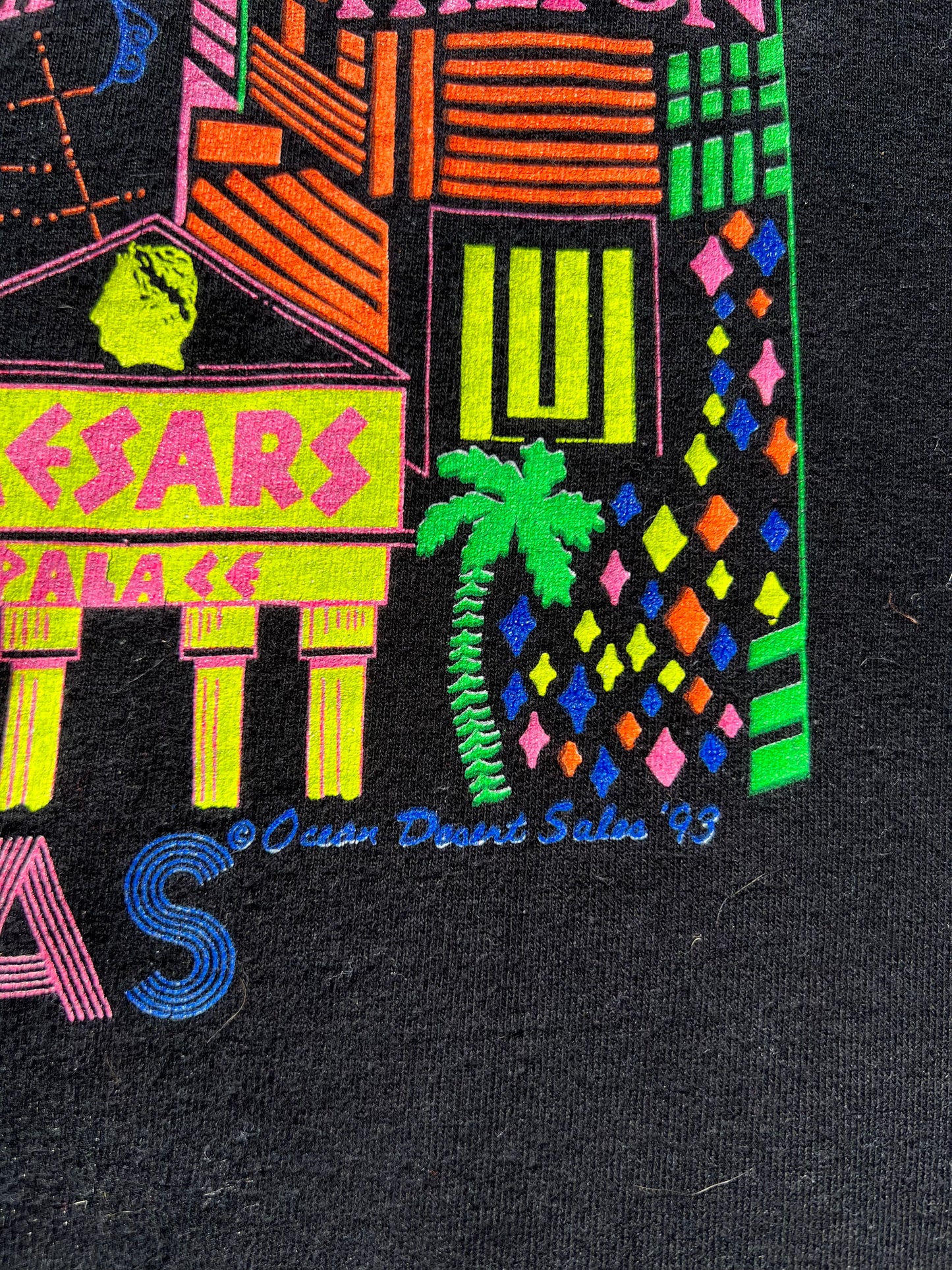 1990s Las Vegas souvenir tee black XL