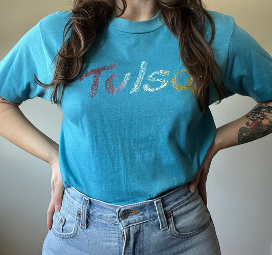 1990s Tulsa souvenir tee L