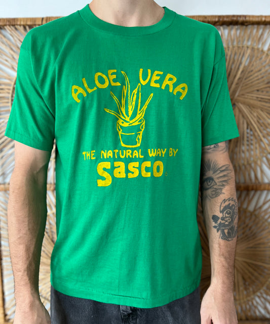 1980s Sasco Aloe Vera tee XL