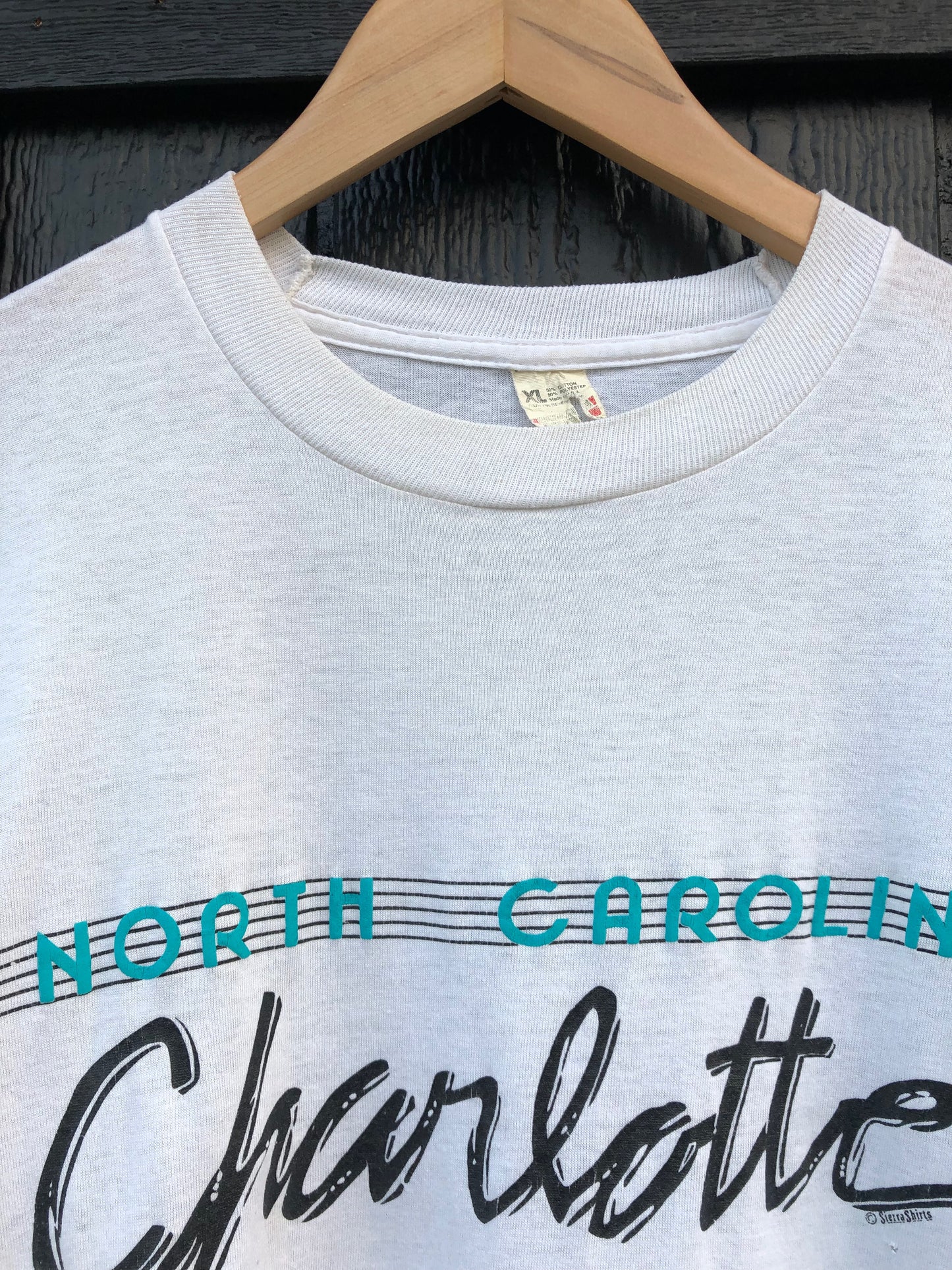 1980s Charlotte North Caroline souvenir tee L