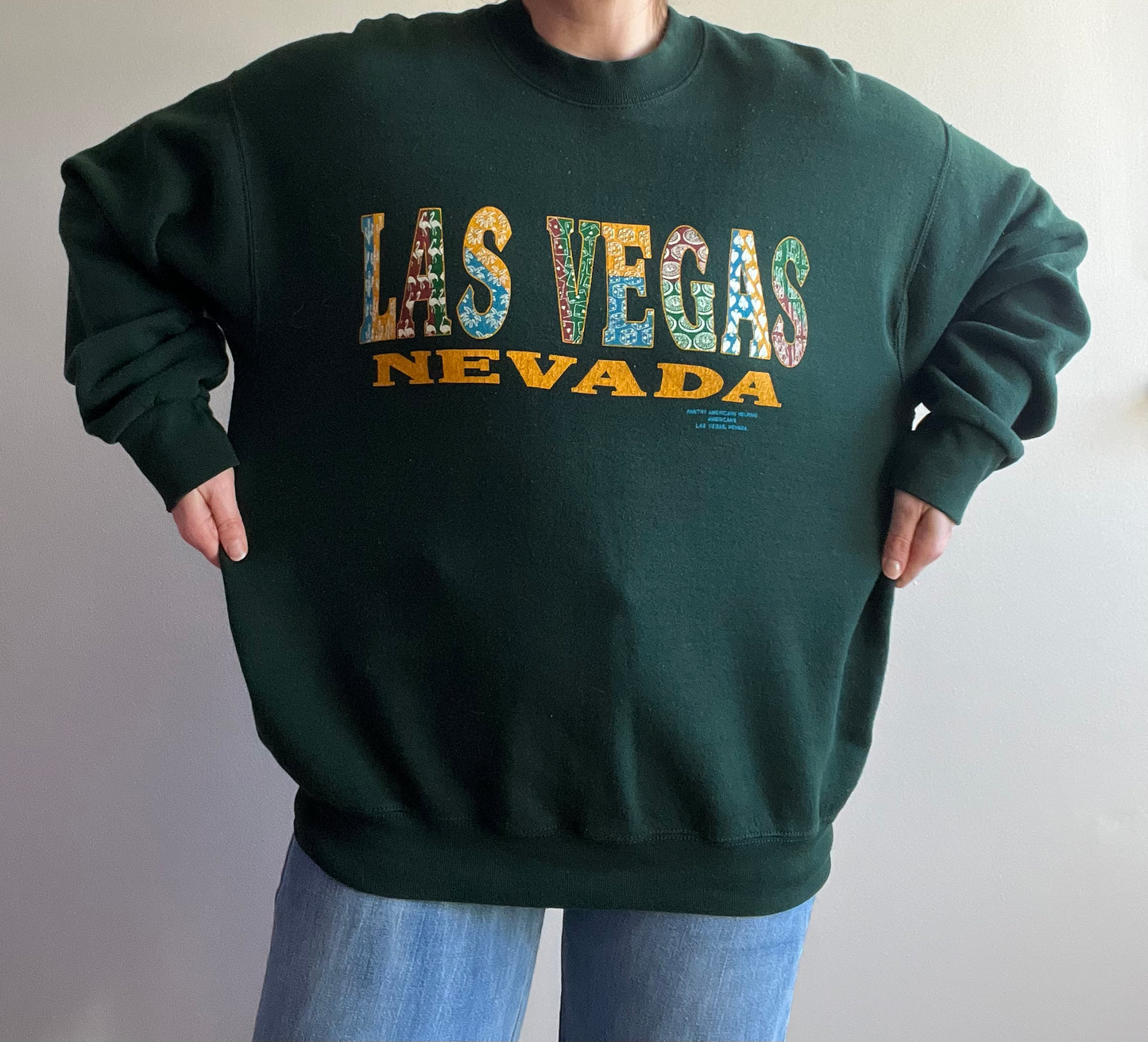 1990s Las Vegas souvenir sweatshirt L